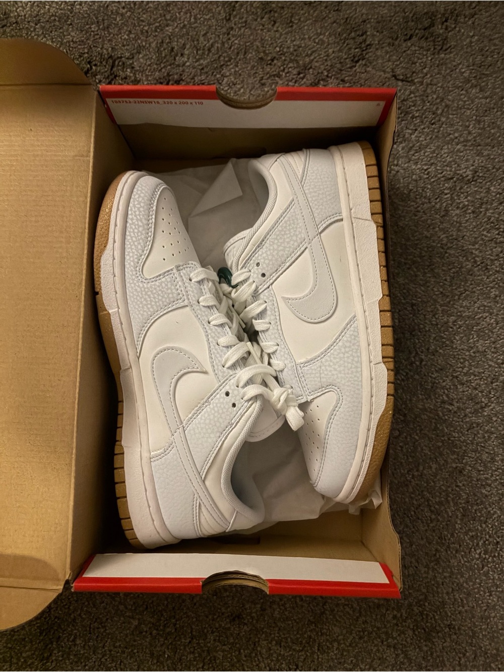 Nike Dunk Low PRM NN white football grey women 9